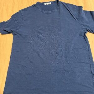 Forty Five Slub tee, Navy, Medium